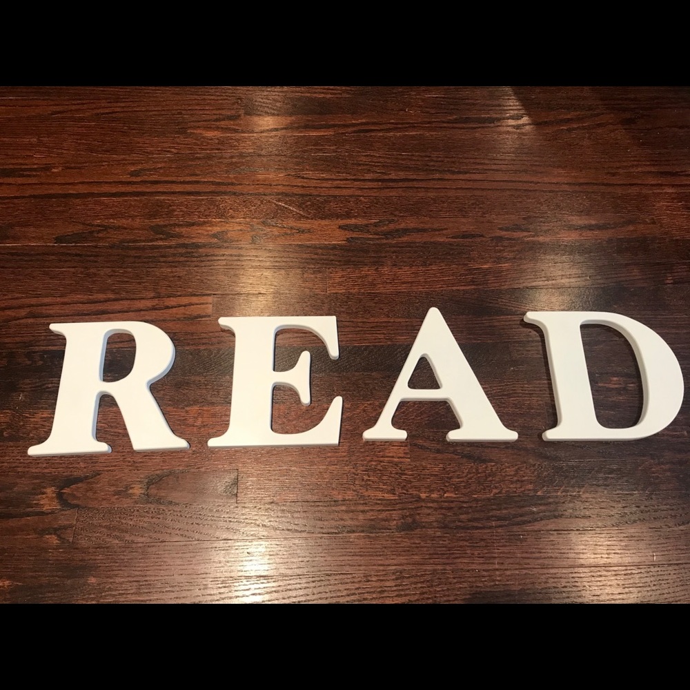 WOOD LETTERS - READ
